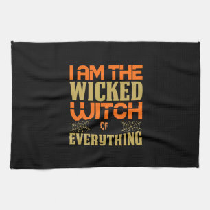 Linge De Cuisine Halloween Je Suis La Méchante Sorcière De Tout