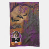 Linge De Cuisine Halloween - juste un Lil éffrayant - chiot de (Vertical)