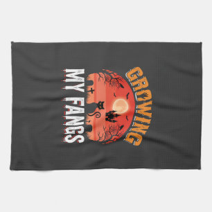 Linge De Cuisine Halloween Mes Crocs Poussent Chat Hanté