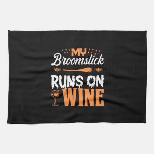 Linge De Cuisine Halloween My Broomstick (Horizontal)