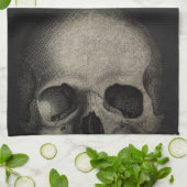 Linge De Cuisine Halloween Party Éffrayant crâne (Plié)