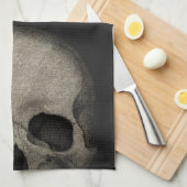 Linge De Cuisine Halloween Party Éffrayant crâne (Quart Plié)