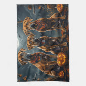 Linge De Cuisine Halloween Rhodesian Ridgeback Éffrayant (Vertical)