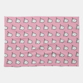 Linge De Cuisine Halloween rose Fantômes (Horizontal)