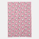 Linge De Cuisine Halloween rose Fantômes (Vertical)