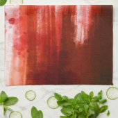 Linge De Cuisine Halloween rouge (Plié)