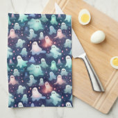 Linge De Cuisine Halloween Scandale et fantômes (Quart Plié)