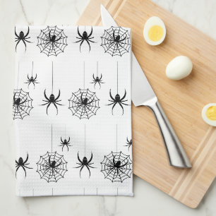 Linge De Cuisine Halloween Spider Webs Motif Cobweb Éffrayant