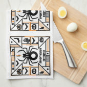 Linge De Cuisine halloween spooktaculaire (Quart Plié)