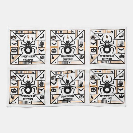 Linge De Cuisine halloween spooktaculaire (Horizontal)