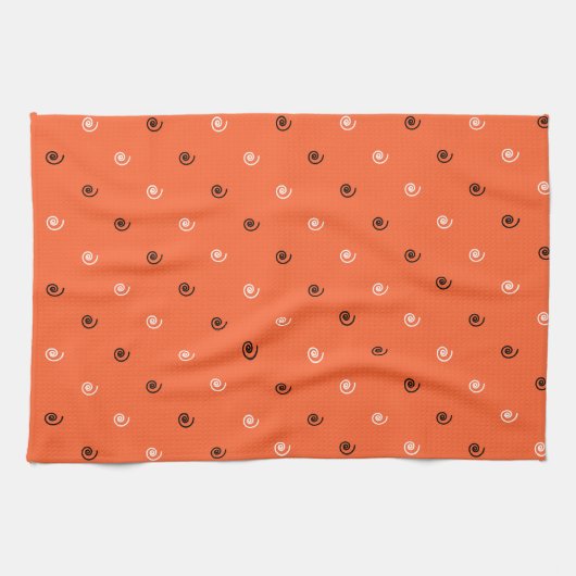 Linge De Cuisine Halloween Squiggles (Horizontal)