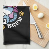 Linge De Cuisine Halloween Tabby Cat – Witch Hat & Potion Art (Quart Plié)