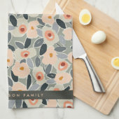 Linge De Cuisine Hand-Drawn Bold Inky Floral Pattern- Sunlit Meadow (Quart Plié)