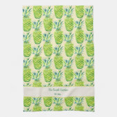 Linge De Cuisine Hand-Painted PIneapple Personalized Buttercream (Vertical)