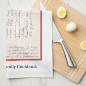 Linge De Cuisine Handwritten Marinade Recipe de maman (Quart Plié)