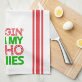 Linge De Cuisine Hangin With My Homes Noël rouge et vert (Quart Plié)