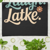 Linge De Cuisine Hanoukka Live Laugh Latke Funny Holiday Family (Plié)