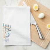 Linge De Cuisine Hanoukka Love & Light Floral Menorah (Quart Plié)