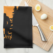 Linge De Cuisine Happy Big Foot Halloween (Quart Plié)