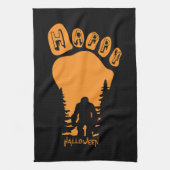 Linge De Cuisine Happy Big Foot Halloween (Vertical)