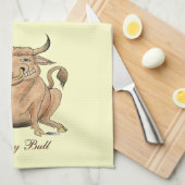 Linge De Cuisine Happy Bull (Quart Plié)