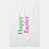 Linge De Cuisine Happy easter boho vert rose enfants ajouter nom ti (Vertical)