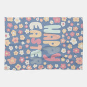 Linge De Cuisine HAPPY EASTER Daisies Floral Cheerful Printemps uni (Horizontal)