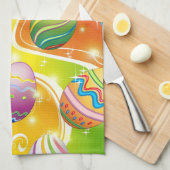 Linge De Cuisine Happy Easter Eggs Festive Pattern (Quart Plié)