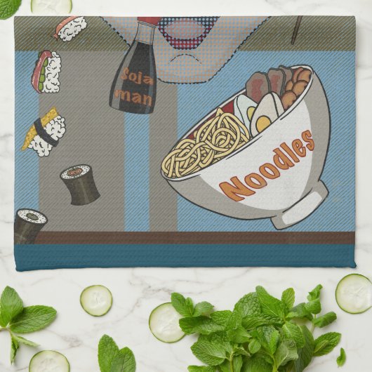 Linge De Cuisine Happy food (Plié)