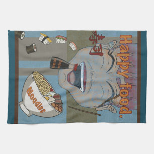 Linge De Cuisine Happy food