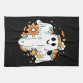 Linge De Cuisine Happy Ghost Retro Hippie Vibe (Horizontal)