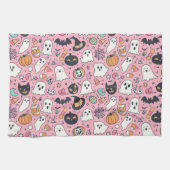 Linge De Cuisine Happy Halloween Éffrayant Cute & Festive Halloween (Horizontal)