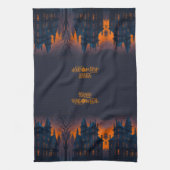 Linge De Cuisine Happy Halloween Haunted Mansion Maison Halloween (Vertical)