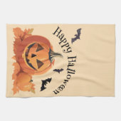 Linge De Cuisine Happy Halloween Jack-o'-lantern (Horizontal)