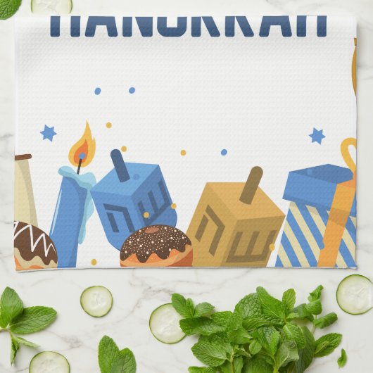 Linge De Cuisine Happy Hanukkah Entertaining (Plié)