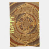 Linge De Cuisine Happy Holidays Circle Art Print/Design (Vertical)