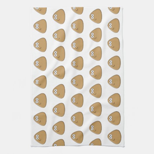 Linge De Cuisine Happy Pou - Kitchen Towel (Vertical)