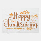 Linge De Cuisine Happy Thanksgiving (Horizontal)