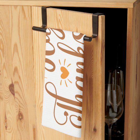 Linge De Cuisine Happy Thanksgiving (Pliage en tiers)