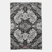 Linge De Cuisine Harmonie Florale Dentelle (Vertical)