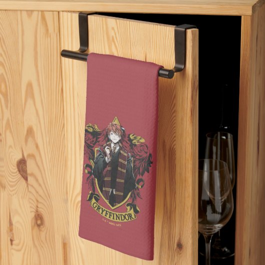 Linge De Cuisine HARRY POTTER™ | Anime Ron Weasley Blason de la Mai (Pliage en tiers)