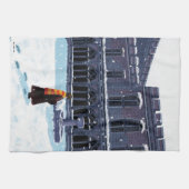 Linge De Cuisine HARRY POTTER™ et Hedwig dans la cour de HOGWARTS™ (Horizontal)