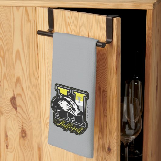 Linge De Cuisine HARRY POTTER™ | HUFFLEPUFF™ Badge sportif (Pliage en tiers)