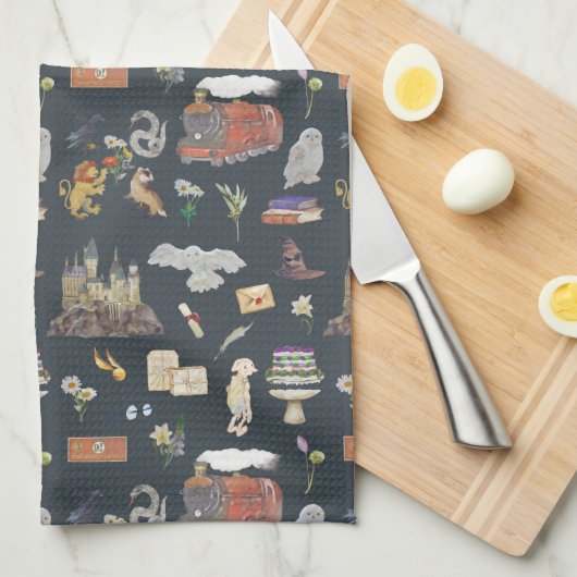 Linge De Cuisine HARRY POTTER™ | Motif icônes (Quart Plié)