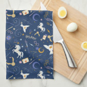 Linge De Cuisine HARRY POTTER™ Motif Iconique du Solstice d'Été (Quart Plié)