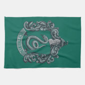 Linge De Cuisine Harry Potter | Slytherin Crest Green (Horizontal)