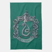 Linge De Cuisine Harry Potter | Slytherin Crest Green (Vertical)