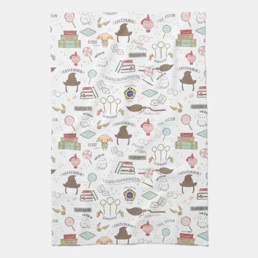 Linge De Cuisine HARRY POTTER™ Tiny Magic Pattern (Vertical)
