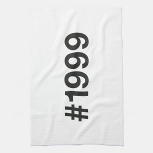 Linge De Cuisine Hashtag 1999 26 Anniversaire