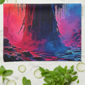 Linge De Cuisine Hauning Demon Habillé Dans L'Ombre Design (Plié)